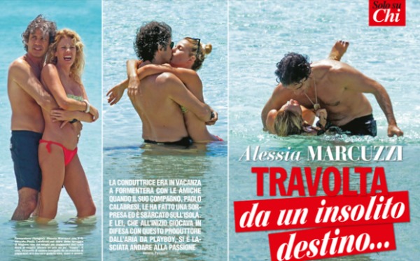 Alessia Marcuzzi e Paolo Calabresi Marconi innamorati a Formentera