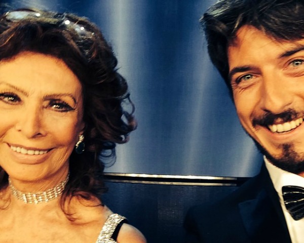 Paolo Ruffini e Sophia Loren