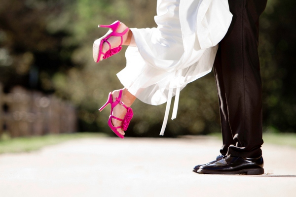 Scarpe da sposa colorate, l'accessorio che fa la differenza