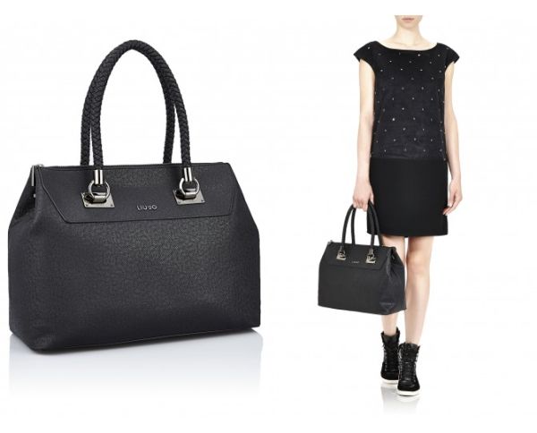 Anna, la borsa total black firmata Liu Jo per l'autunno 2014