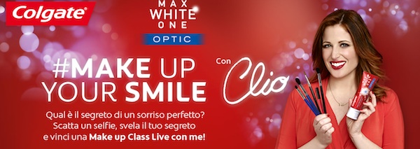 Make up you smile, il concorso per vincere una Make up class live con Clio 