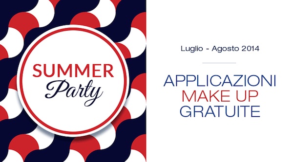 Summer Party KIKO, applicazioni make up gratuite a luglio e agosto 