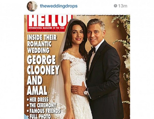 Matrimonio Clooney, l'abito da sposa di Oscar De La Renta