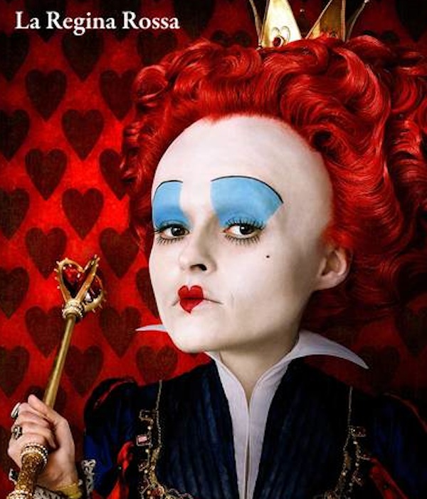 Make up Halloween Regina Rossa di Alice in Wonderland  