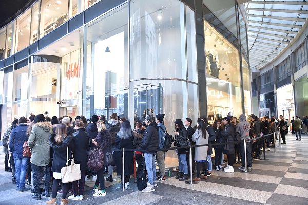 Lancio in store - Alexander Wang X H&M Milano
