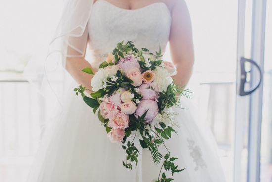Tendenze bouquet da sposa 2015: il bouquet a cascata