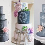 torte nozze 2015 originale chalkboard wedding cake