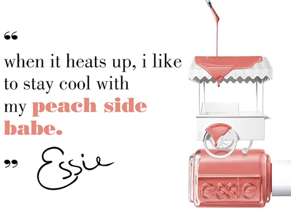 Essie Peach Side Babe, collezione smalti estate 2015