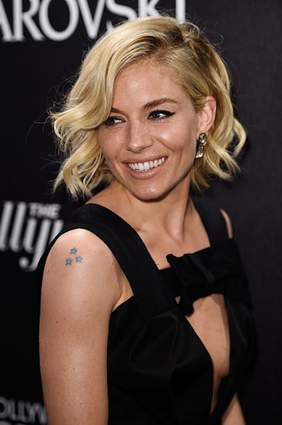 CANNES, FRANCE - MAY 14:  Sienna Miller attends the Hollywood Reporter and Swarovski party during the 68th annual Cannes Film Festival on May 14, 2015 in Cannes, France.  (Photo by Ian Gavan/Getty Images)