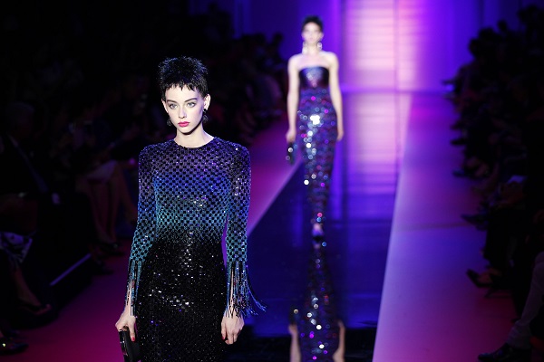 Parigi Haute Couture a/i 2015-2016, le frange Armani Privé