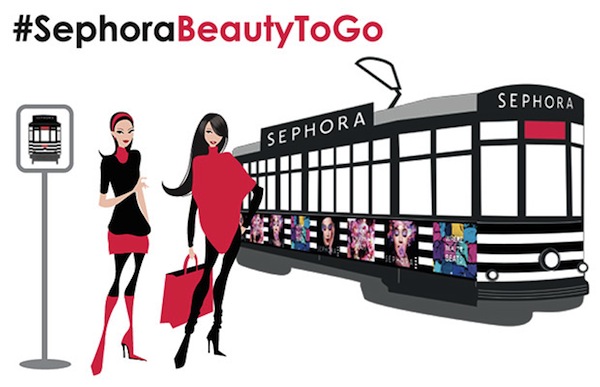 Sephora Beauty To Go, il tram della bellezza a Milano
