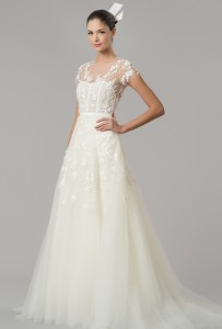 abiti sposa dettagli floreali modelli più belli