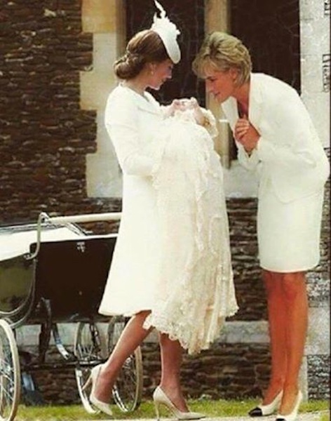 Kate Middleton, Lady Diana e Charlotte, il fotomontaggio commuove il web