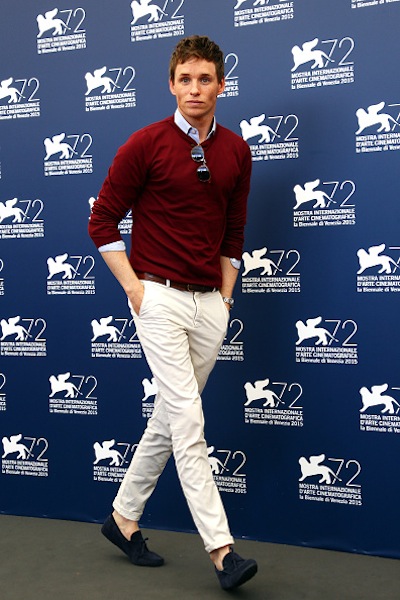 VENICE, ITALY - SEPTEMBER 05:  Eddie Redmayne attends a photocall for 'The Danish Girl' during the 72nd Venice Film Festival at Palazzo del Casino on September 5, 2015 in Venice, Italy.  (Photo by Vittorio Zunino Celotto/Getty Images)