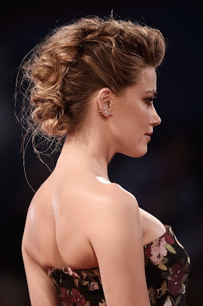 VENICE, ITALY - SEPTEMBER 05:  Actress Amber Heard attends a premiere for 'The Danish Girl' during the 72nd Venice Film Festival at  on September 5, 2015 in Venice, Italy.  (Photo by Ian Gavan/Getty Images)