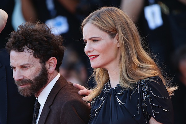 VENICE, ITALY - SEPTEMBER 08: Charlie Kaufman and Jennifer Jason Leigh attend a premiere for 'Anomalisa' during the 72nd Venice Film Festival at on September 8, 2015 in Venice, Italy.  (Photo by Vittorio Zunino Celotto/Getty Images)