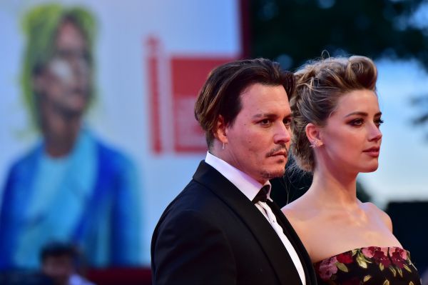 Johnny Depp e Amber Heard a Venezia