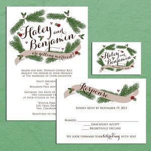 partecipazioni nozze opriginali matrimonio inverno