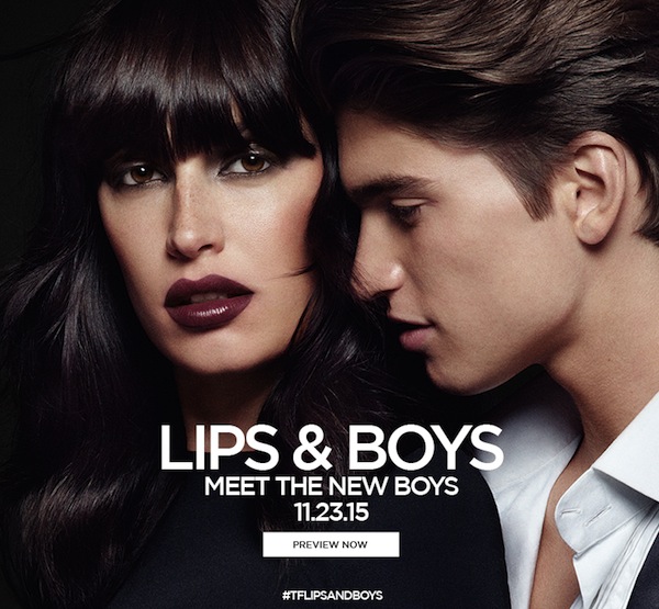 Lips&Boys di Tom Ford, le nuove tonalità invernali di rossetti