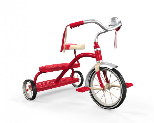 Kids Tricycle Isolated