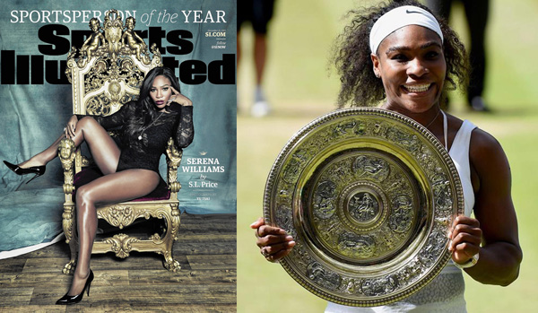 Serena Williams sportiva dell’anno 2015
