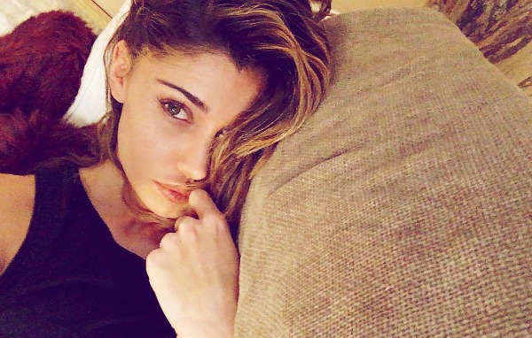 Belen Rodriguez nostalgica al rientro dall'Argentina