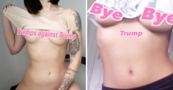 Nudi di donne per non fare votare Trump
