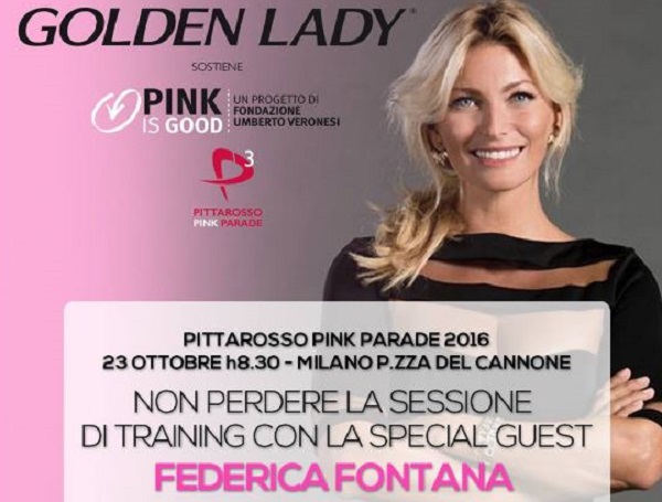 Pink is good, Golden Lady contro il cancro al seno