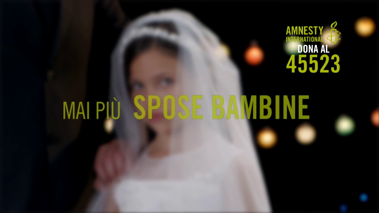Mai più spose bambine, la campagna di Amnesty International