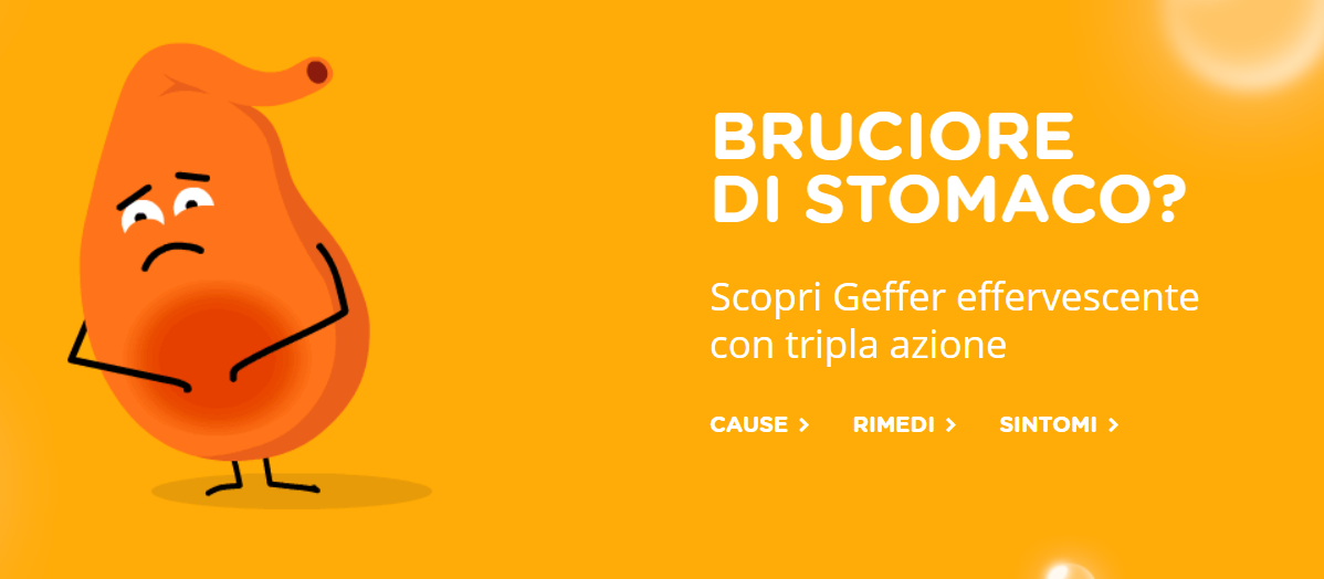 Disturbi di stomaco? La soluzone è Geffer