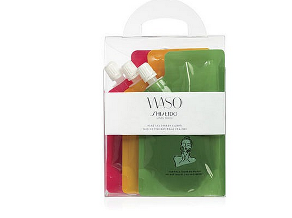 Waso, il colorato trio di detergenti di Shiseido