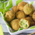 polpette di piselli e patate